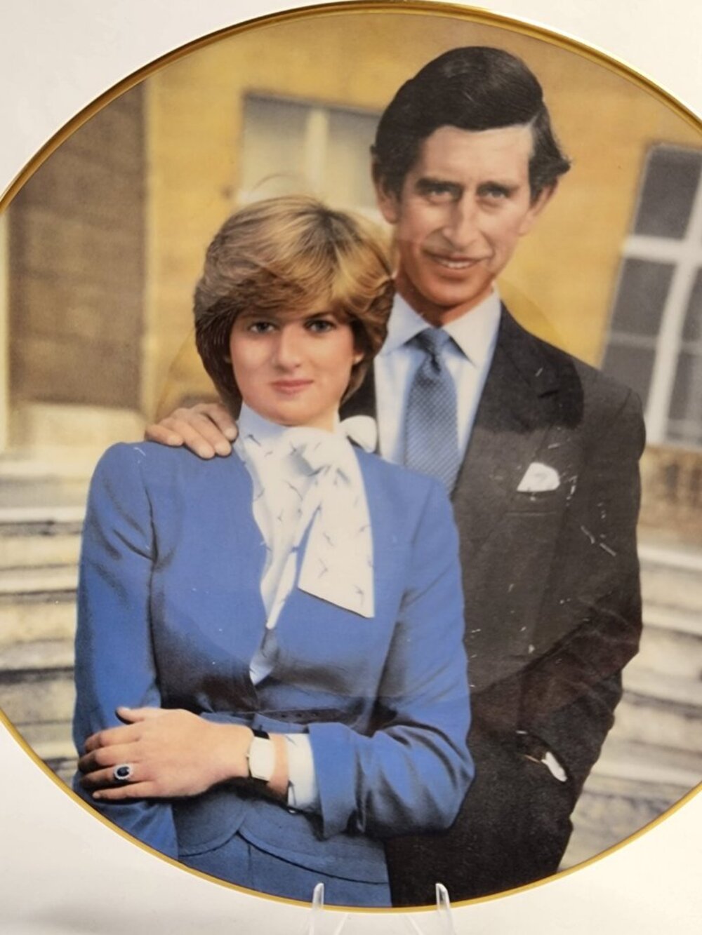 Crown Staffordshire Royal Wedding Plate Charles & Diana 1981, Ltd Ed 10,000